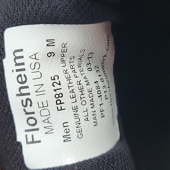 Florsheim Men's Postal Moc Toe Oxford Soft High Shine Leather Work Shoes FP8125 - Picture 7 of 9